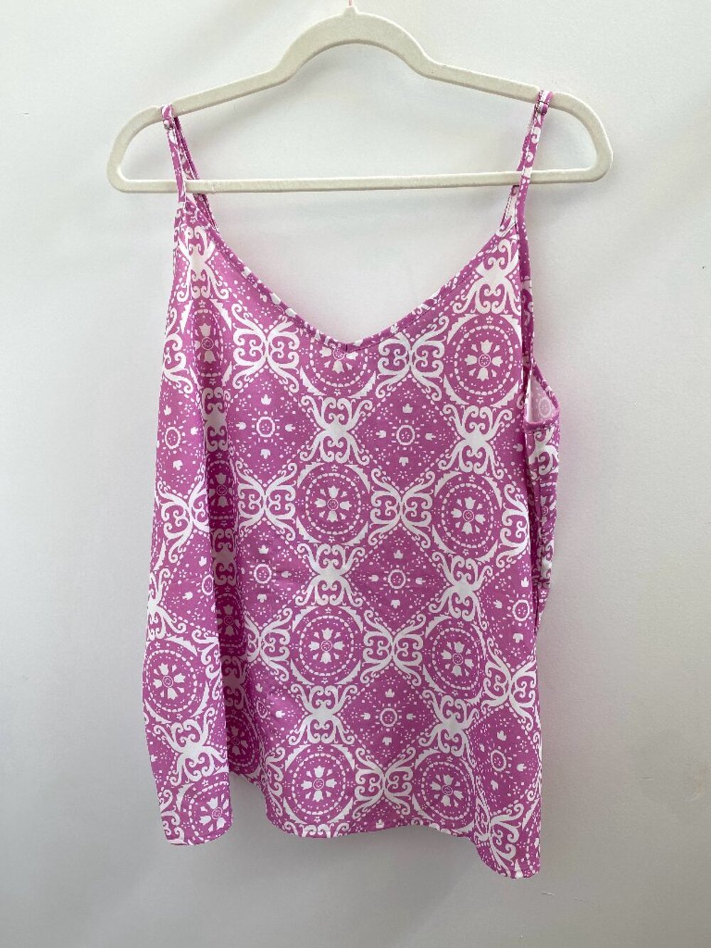 Tecrew Light Purple Print Tank Top XLarge